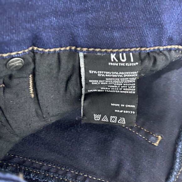 Kut Kloth Jeans Womens 8 Short Dark Wash Mia Skinny Leg Stretch Denim - Picture 8 of 9